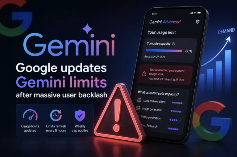 Gemini new limits
